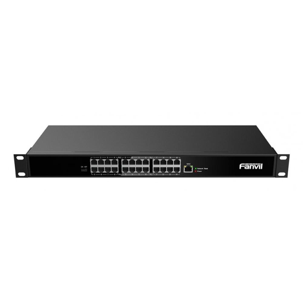 Fanvil - PN24 switch No administrado Fast Ethernet (10/100) Negro