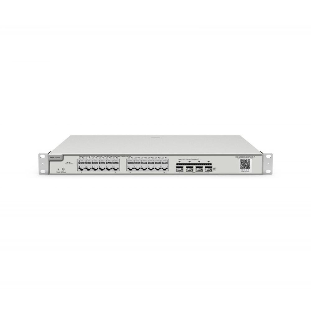 Ruijie Networks - RG-NBS3200-24GT4XS-P switch Gestionado L2 Gigabit Ethernet (10/100/1000) Energía sobre Ethernet (PoE) Gris