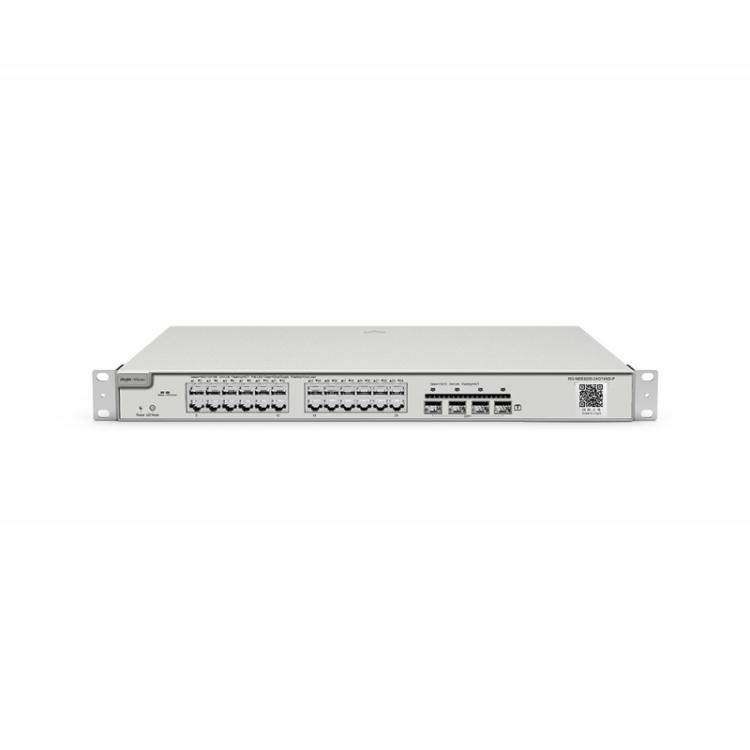 Ruijie Networks - RG-NBS3200-24GT4XS-P switch Gestionado L2 Gigabit Ethernet (10/100/1000) Energía sobre Ethernet (PoE) Gris