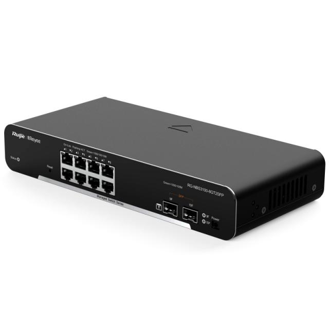 Ruijie Networks - RG-NBS3100-8GT2SFP switch Gestionado L2 Gigabit Ethernet (10/100/1000) Negro