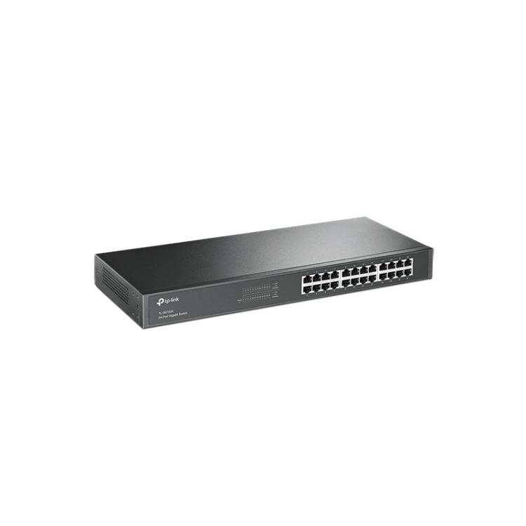 TP-Link - TL-SG1024 No administrado Gigabit Ethernet (10/100/1000) 1U Negro