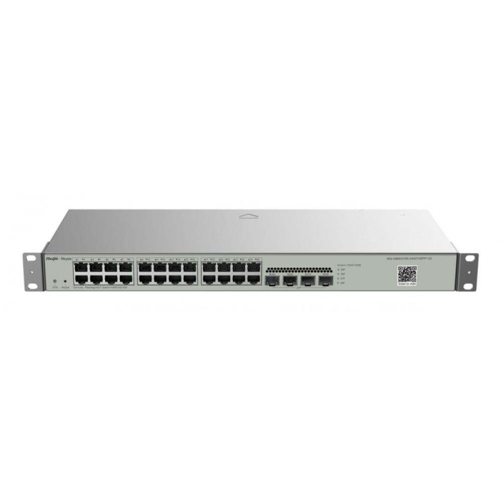 Ruijie Networks - RG-NBS3100-24GT4SFP-V2 switch Gestionado L2 Gigabit Ethernet (10/100/1000) Metálico
