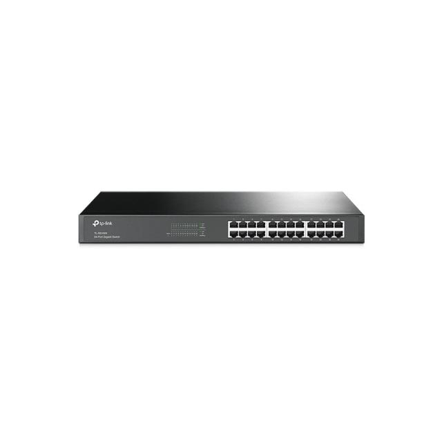 TP-Link - TL-SG1024 No administrado Gigabit Ethernet (10/100/1000) 1U Negro