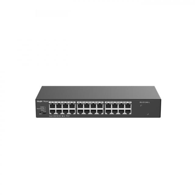 Ruijie Networks - RG-ES124G-L switch No administrado L2 Gigabit Ethernet (10/100/1000) Negro