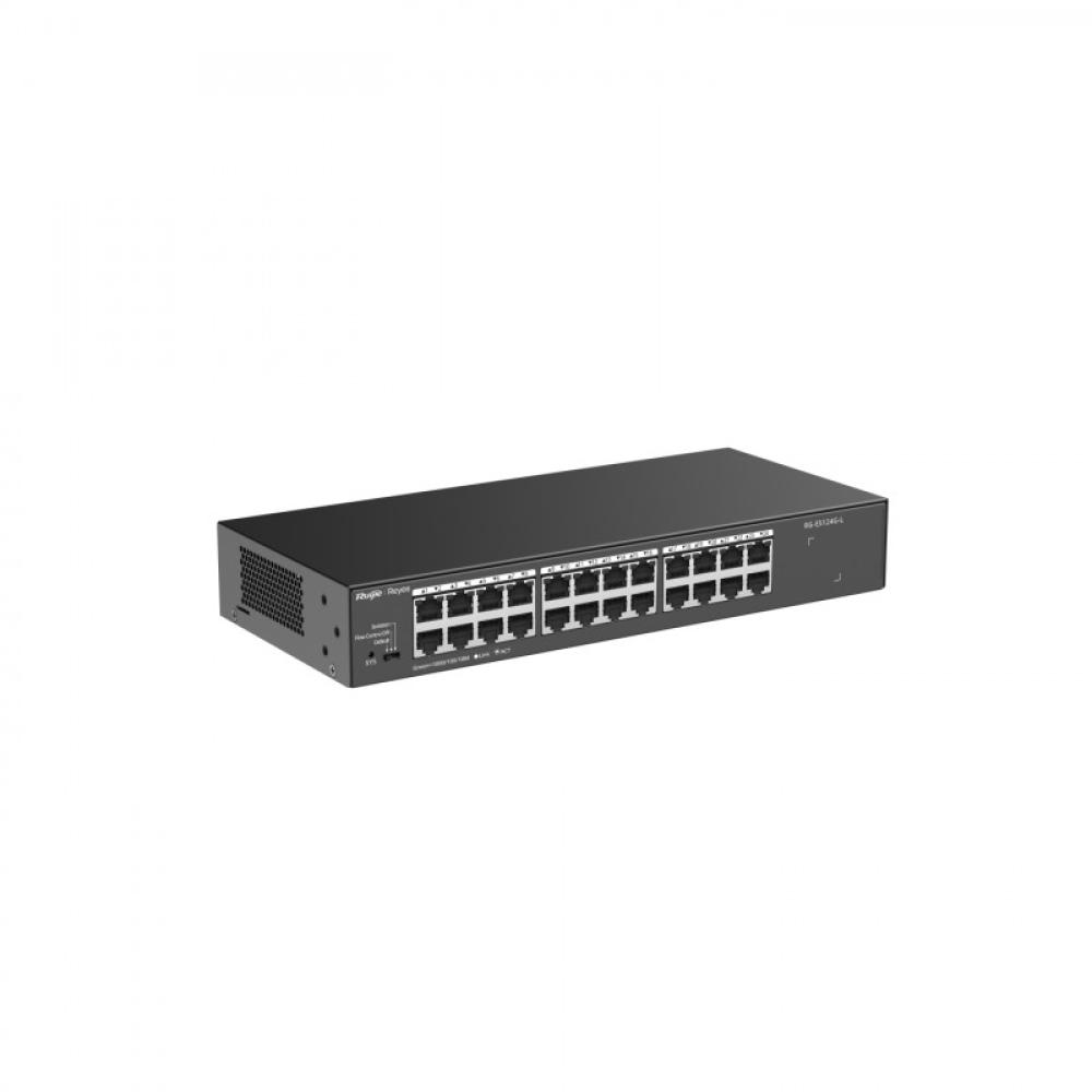 Ruijie Networks - RG-ES124G-L switch No administrado L2 Gigabit Ethernet (10/100/1000) Negro