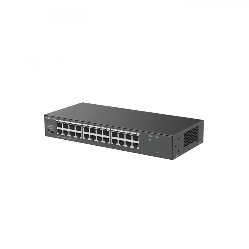 Ruijie Networks - RG-ES124G-L switch No administrado L2 Gigabit Ethernet (10/100/1000) Negro