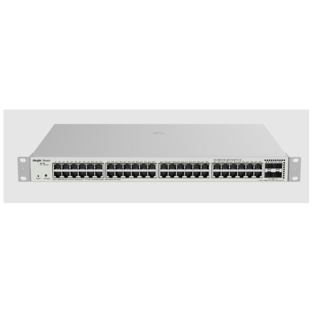 Ruijie Networks - RG-NBS3100-48GT4SFP-P-V2 switch Gestionado L2 Gigabit Ethernet (10/100/1000) Energía sobre Ethernet (PoE) Blan
