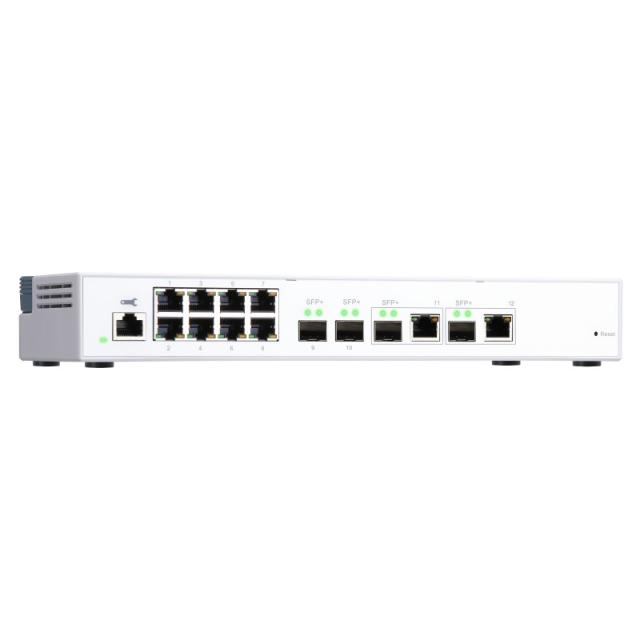 QNAP - QSW-M408-2C switch Gestionado L2 10G Ethernet (100/1000/10000) Blanco