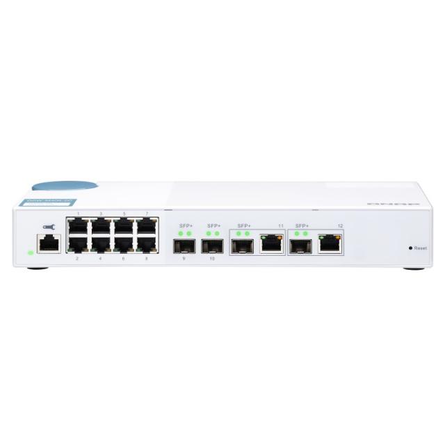 QNAP - QSW-M408-2C switch Gestionado L2 10G Ethernet (100/1000/10000) Blanco