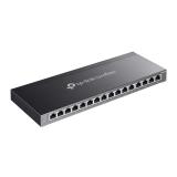 TP-Link - Omada SG2016P switch Gestionado L2/L2+ Gigabit Ethernet (10/100/1000) Energía sobre Ethernet (PoE) Negro