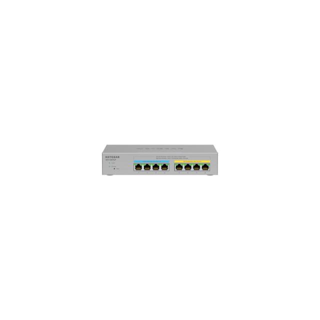 NETGEAR - MS108TUP No administrado L2 2.5G Ethernet (100/1000/2500) Energía sobre Ethernet (PoE) Gris