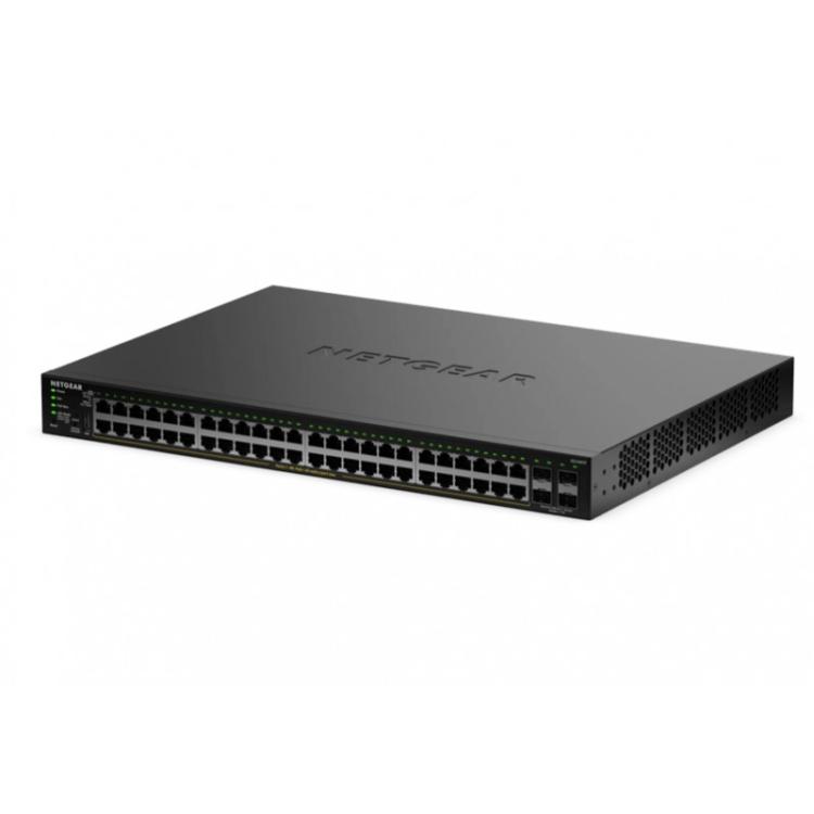 NETGEAR - GS348TPv2 Gestionado L2/L3 Gigabit Ethernet (10/100/1000) Energía sobre Ethernet (PoE) 1U Negro