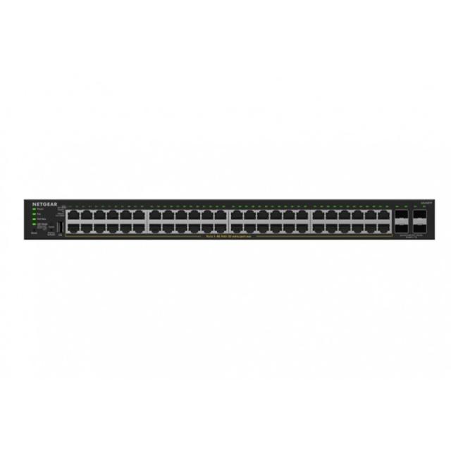 NETGEAR - GS348TPv2 Gestionado L2/L3 Gigabit Ethernet (10/100/1000) Energía sobre Ethernet (PoE) 1U Negro
