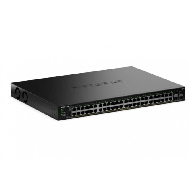 NETGEAR - GS348TPv2 Gestionado L2/L3 Gigabit Ethernet (10/100/1000) Energía sobre Ethernet (PoE) 1U Negro