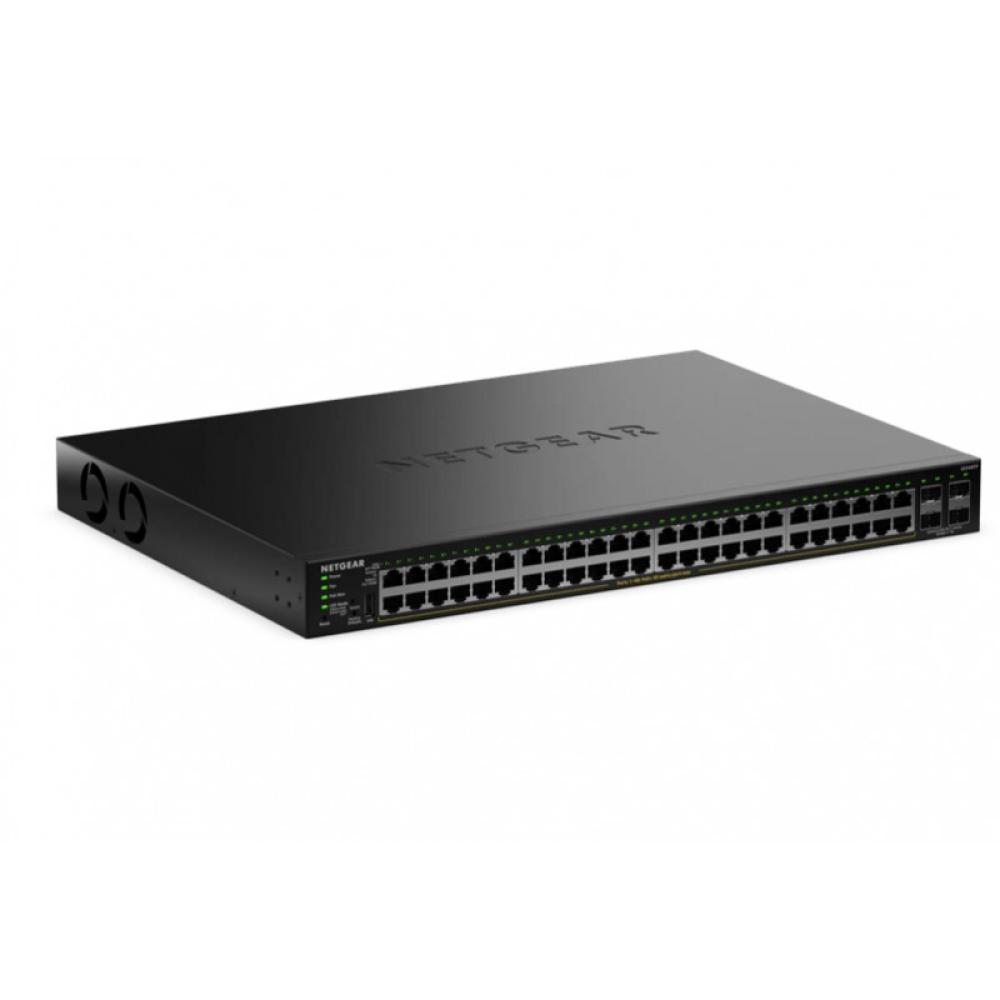 NETGEAR - GS348TPv2 Gestionado L2/L3 Gigabit Ethernet (10/100/1000) Energía sobre Ethernet (PoE) 1U Negro