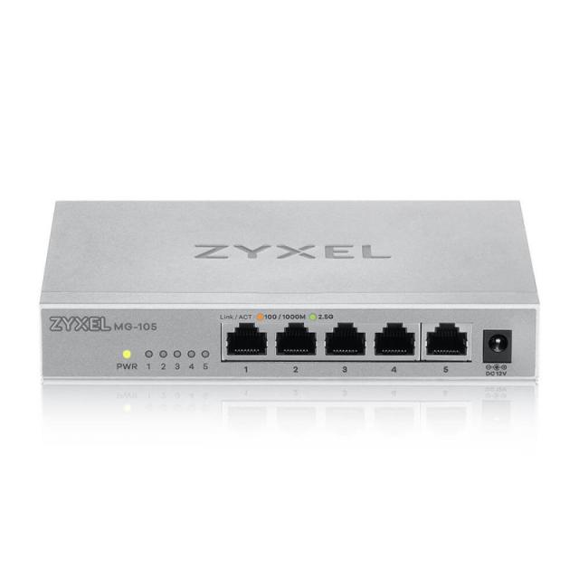 Zyxel - XMG-105 No administrado 2.5G Ethernet (100/1000/2500) Gris