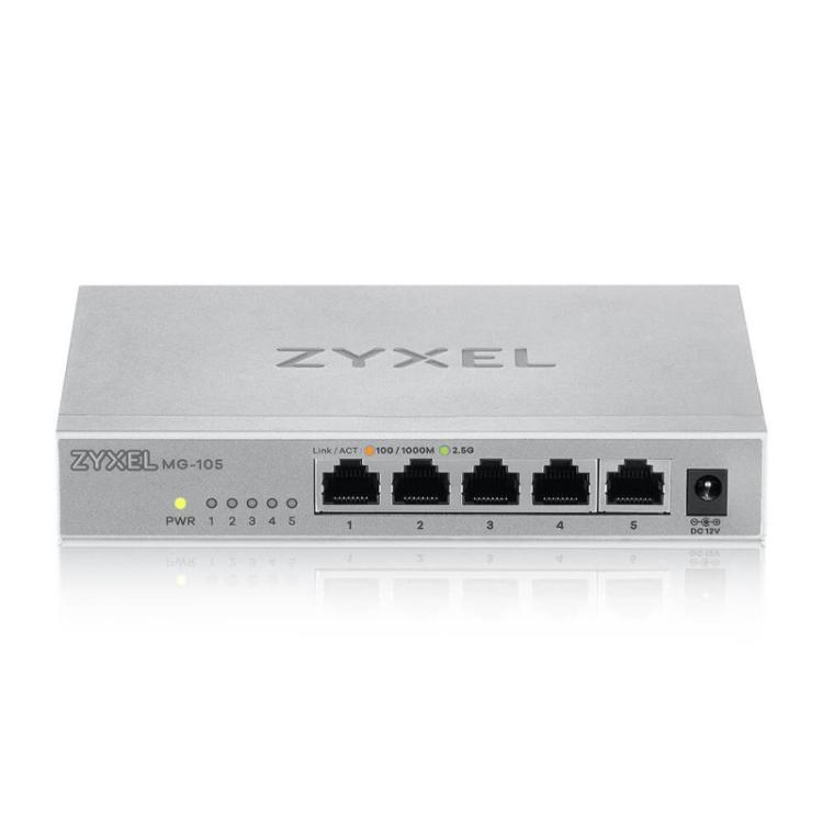 Zyxel - XMG-105 No administrado 2.5G Ethernet (100/1000/2500) Gris