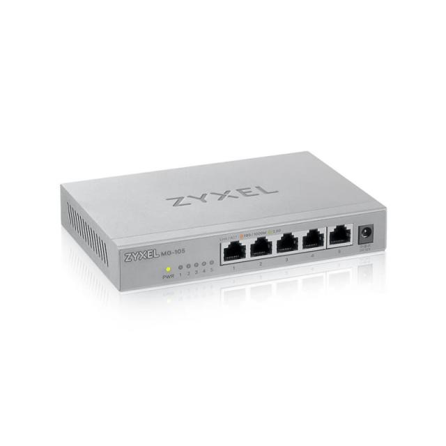 Zyxel - XMG-105 No administrado 2.5G Ethernet (100/1000/2500) Gris