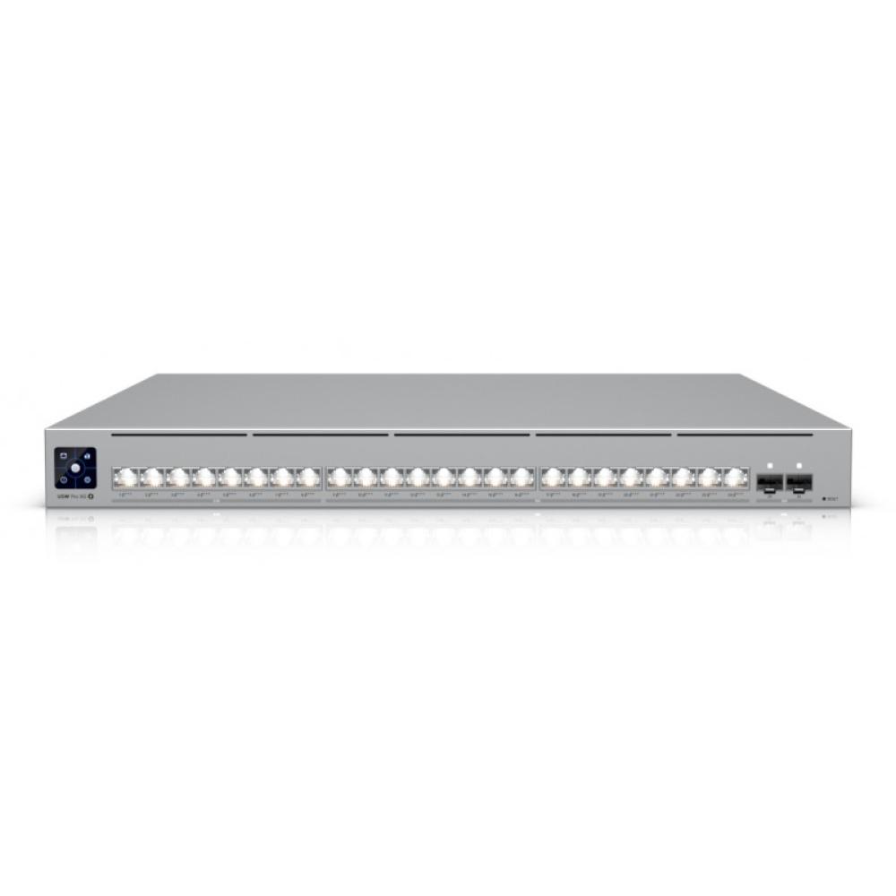 Ubiquiti - UniFi Pro XG 24 PoE Gestionado L2/L3 10G Ethernet (100/1000/10000) Energía sobre Ethernet (PoE) 1U Gris