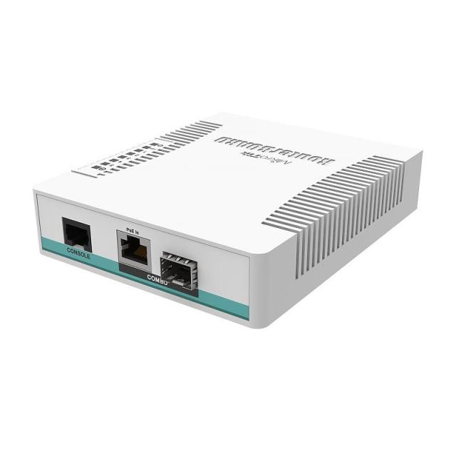 Mikrotik - CRS106-1C-5S switch Gigabit Ethernet (10/100/1000) Energía sobre Ethernet (PoE) Blanco