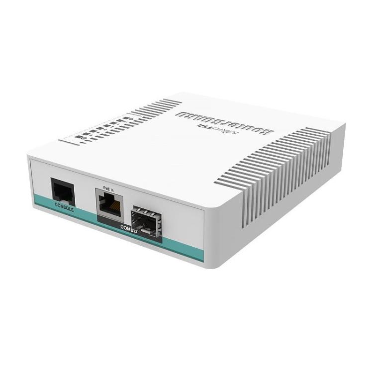 Mikrotik - CRS106-1C-5S switch Gigabit Ethernet (10/100/1000) Energía sobre Ethernet (PoE) Blanco