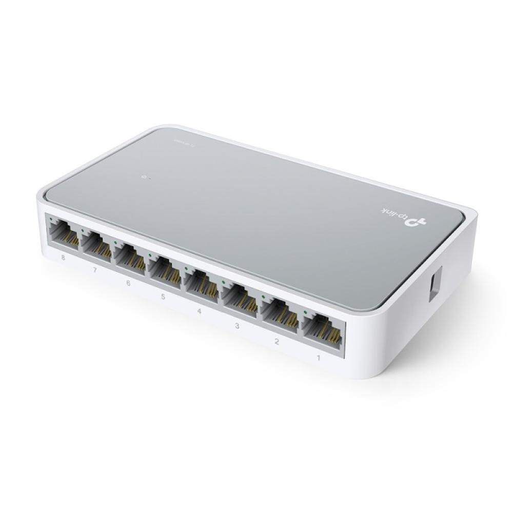 TP-Link - TL-SF1008D No administrado Fast Ethernet (10/100) Blanco - TL-SF1008D V11