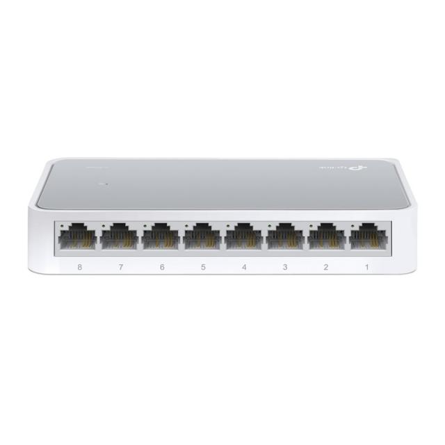 TP-Link - TL-SF1008D No administrado Fast Ethernet (10/100) Blanco - TL-SF1008D V11