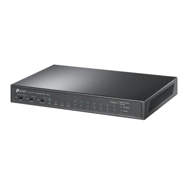 TP-Link - TL-SL1311P switch Fast Ethernet (10/100) Energía sobre Ethernet (PoE) Negro