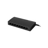 Lanberg - DSP2-1008-12V switch No administrado Gigabit Ethernet (10/100/1000) Negro