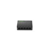 Lanberg - DSP1-1005 switch No administrado Gigabit Ethernet (10/100/1000) Negro, Gris