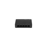 Lanberg - DSP3-1005-60W switch No administrado Gigabit Ethernet (10/100/1000) Energía sobre Ethernet (PoE) Negro
