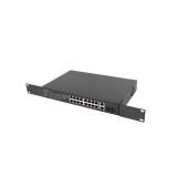 Lanberg - RSFE-16P-2C-250 switch No administrado Gigabit Ethernet (10/100/1000) Energía sobre Ethernet (PoE) 1U Negro