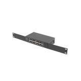 Lanberg - RSGE-16 switch No administrado Gigabit Ethernet (10/100/1000) 1U Negro