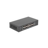 Lanberg - RSGE-16 switch No administrado Gigabit Ethernet (10/100/1000) 1U Negro