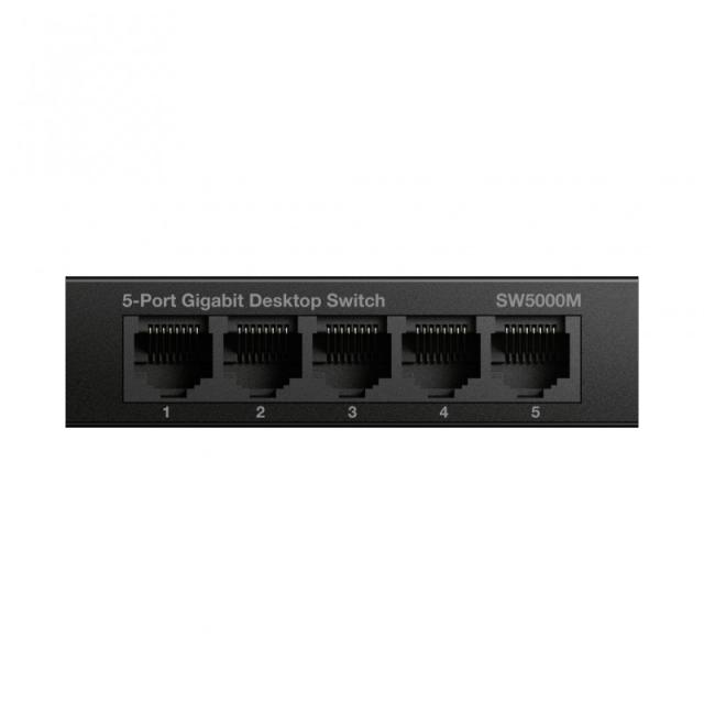 Strong - SW5000M switch Gigabit Ethernet (10/100/1000) Negro