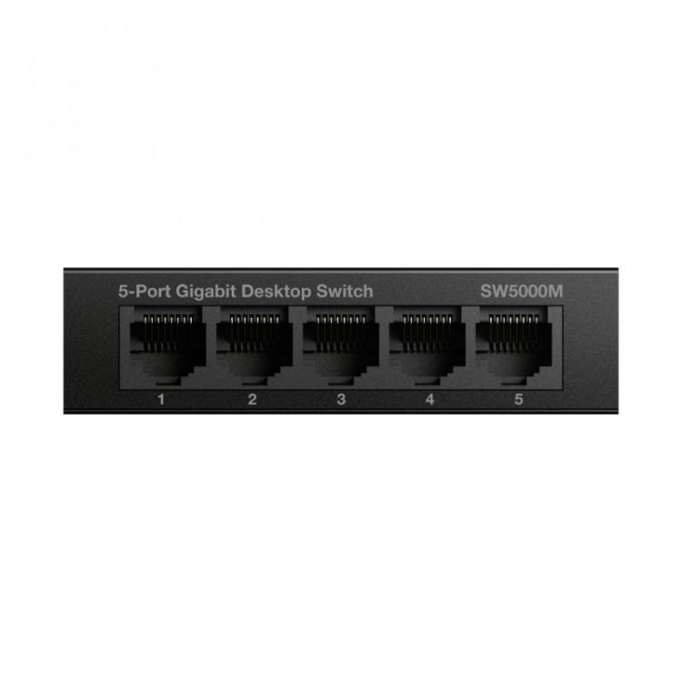 Strong - SW5000M switch Gigabit Ethernet (10/100/1000) Negro