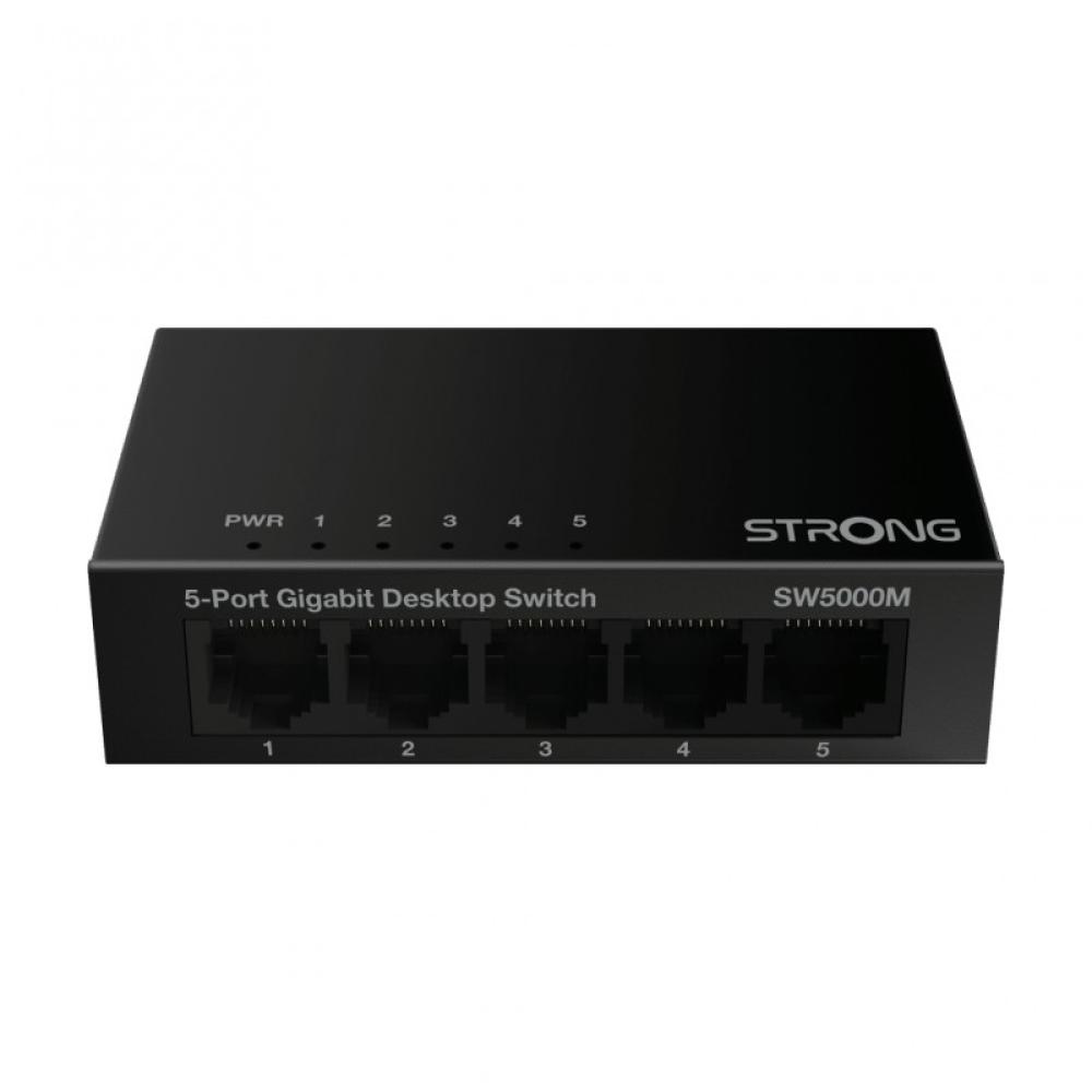 Strong - SW5000M switch Gigabit Ethernet (10/100/1000) Negro