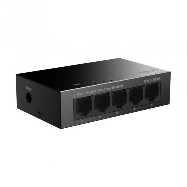 Strong - SW5000M switch Gigabit Ethernet (10/100/1000) Negro
