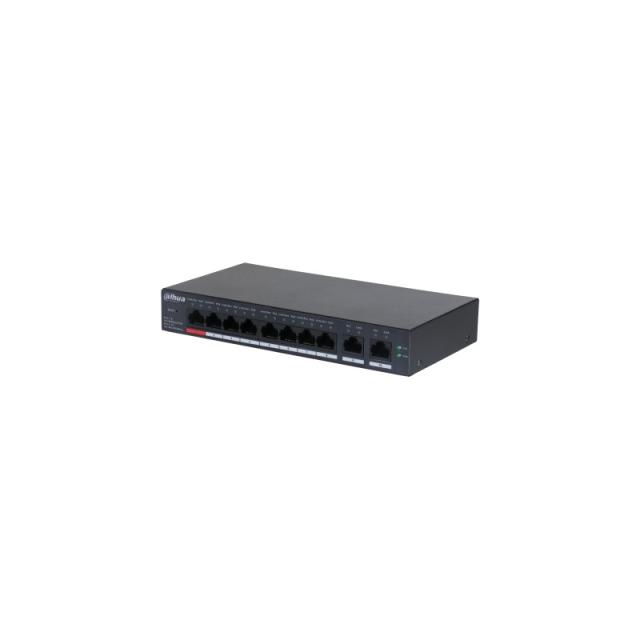 Dahua Technology - DH-CS4010-8ET-110 switch Gestionado L2 Fast Ethernet (10/100) Energía sobre Ethernet (PoE) Negro