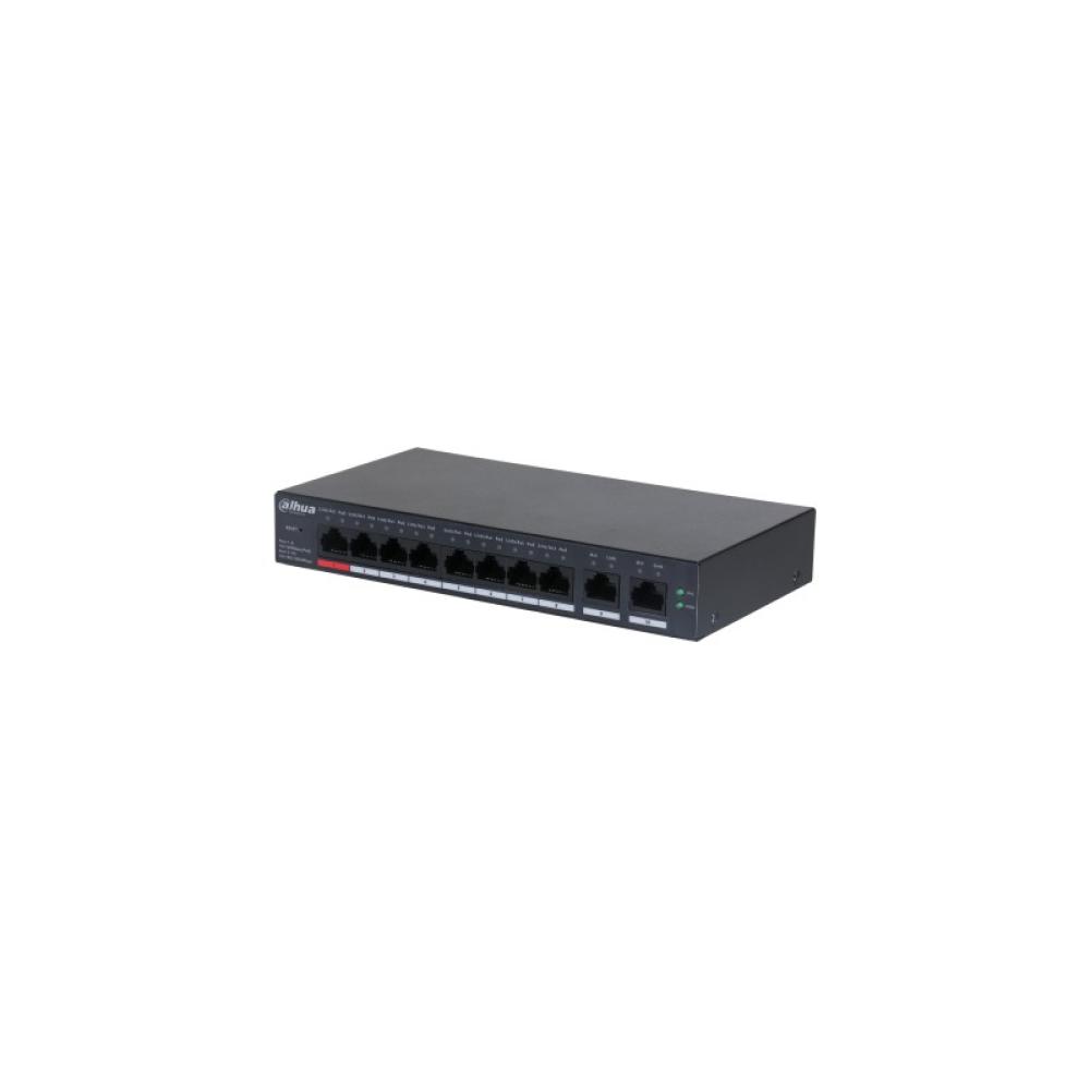 Dahua Technology - DH-CS4010-8ET-110 switch Gestionado L2 Fast Ethernet (10/100) Energía sobre Ethernet (PoE) Negro