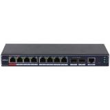 Dahua Technology - PoE SG4010P-2F Gestionado L2 Gigabit Ethernet (10/100/1000) Energía sobre Ethernet (PoE) Negro
