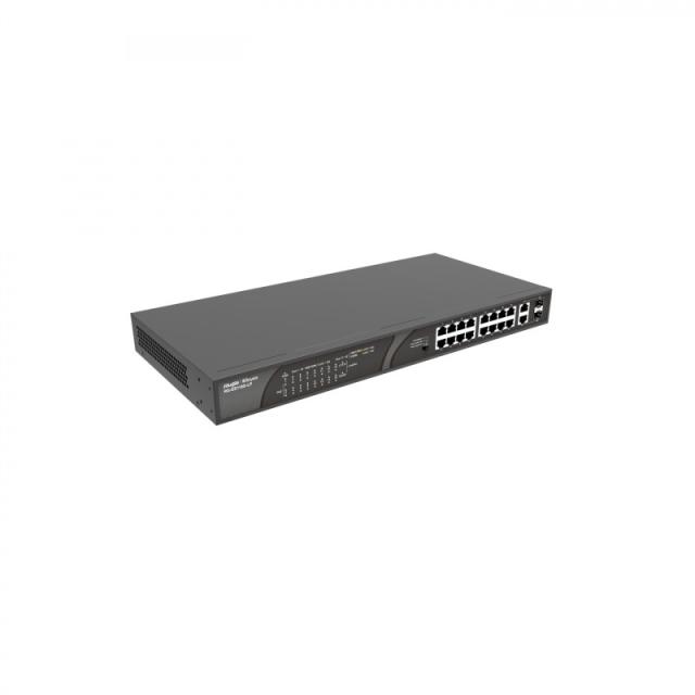 Ruijie Networks - RG-ES118S-LP switch No administrado Fast Ethernet (10/100) Energía sobre Ethernet (PoE) Negro
