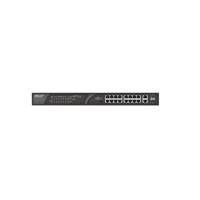 Ruijie Networks - RG-ES118S-LP switch No administrado Fast Ethernet (10/100) Energía sobre Ethernet (PoE) Negro