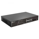 Ruijie Networks - RG-ES110GDS-P switch No administrado Gigabit Ethernet (10/100/1000) Energía sobre Ethernet (PoE) Negro