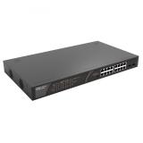 Ruijie Networks - RG-ES118GS-P switch No administrado Gigabit Ethernet (10/100/1000) Energía sobre Ethernet (PoE) Negro