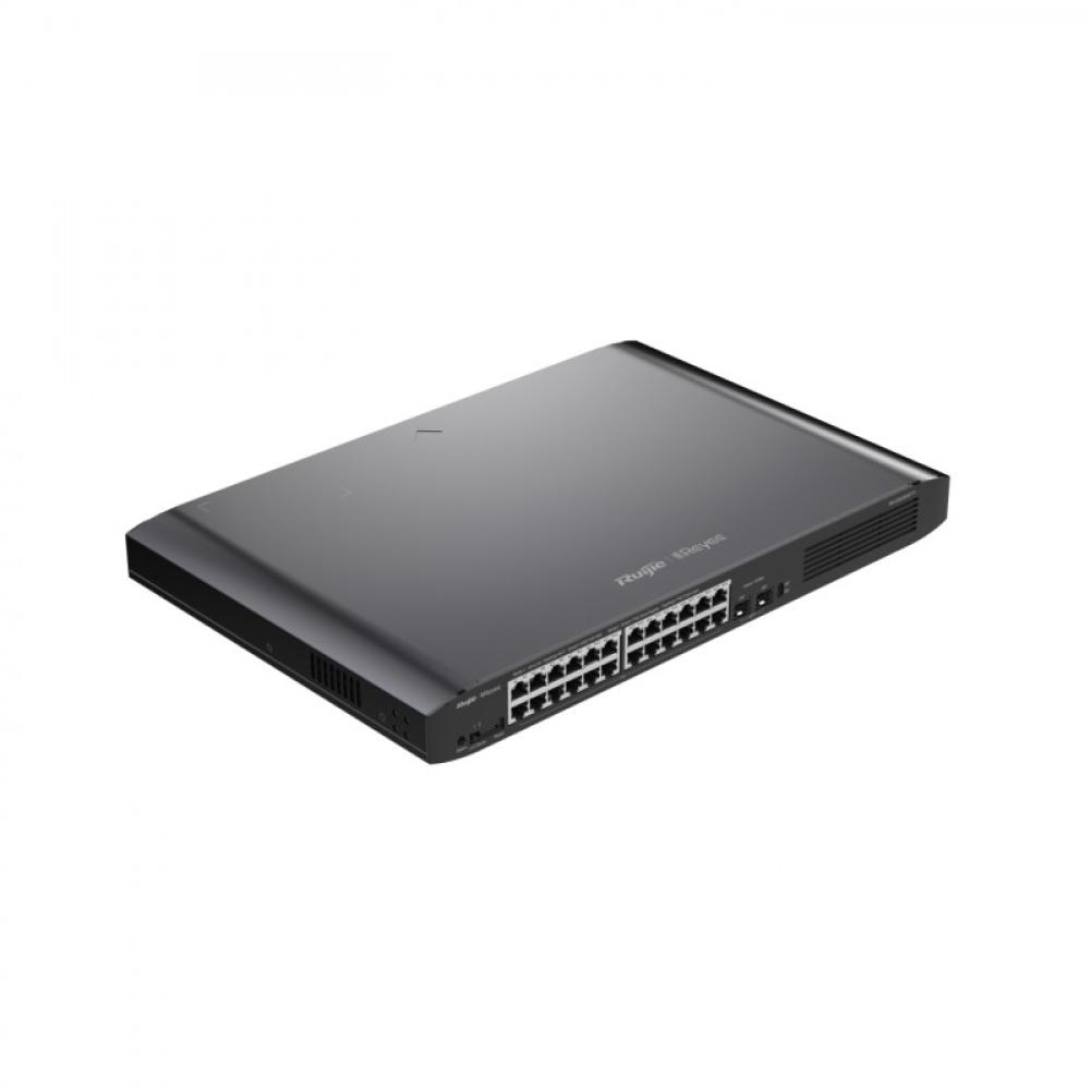 Ruijie Networks - RG-ES226GC-P switch Gestionado L2 Gigabit Ethernet (10/100/1000) Energía sobre Ethernet (PoE) Negro