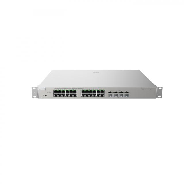 Ruijie Networks - RG-NBS5200-24GT4XS-P switch Gestionado L3 Gigabit Ethernet (10/100/1000) Energía sobre Ethernet (PoE) Gris