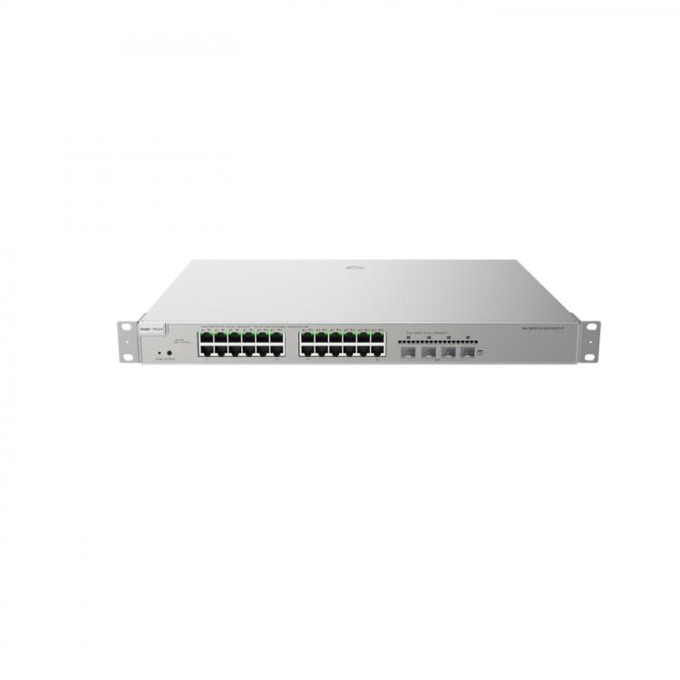 Ruijie Networks - RG-NBS5200-24GT4XS-P switch Gestionado L3 Gigabit Ethernet (10/100/1000) Energía sobre Ethernet (PoE) Gris