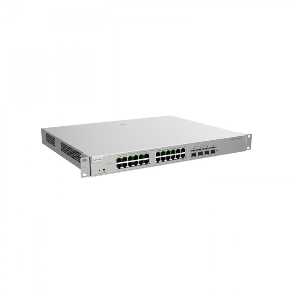 Ruijie Networks - RG-NBS5200-24GT4XS-P switch Gestionado L3 Gigabit Ethernet (10/100/1000) Energía sobre Ethernet (PoE) Gris