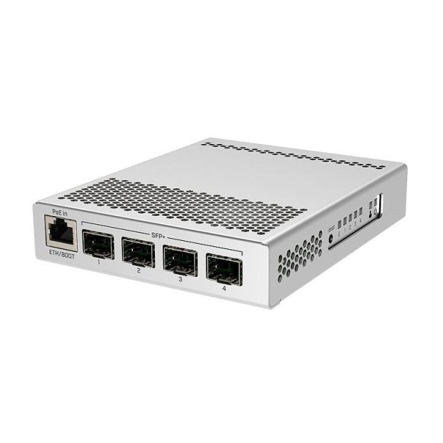 Mikrotik - CRS305-1G-4S+IN switch Gestionado Gigabit Ethernet (10/100/1000) Energía sobre Ethernet (PoE) Blanco